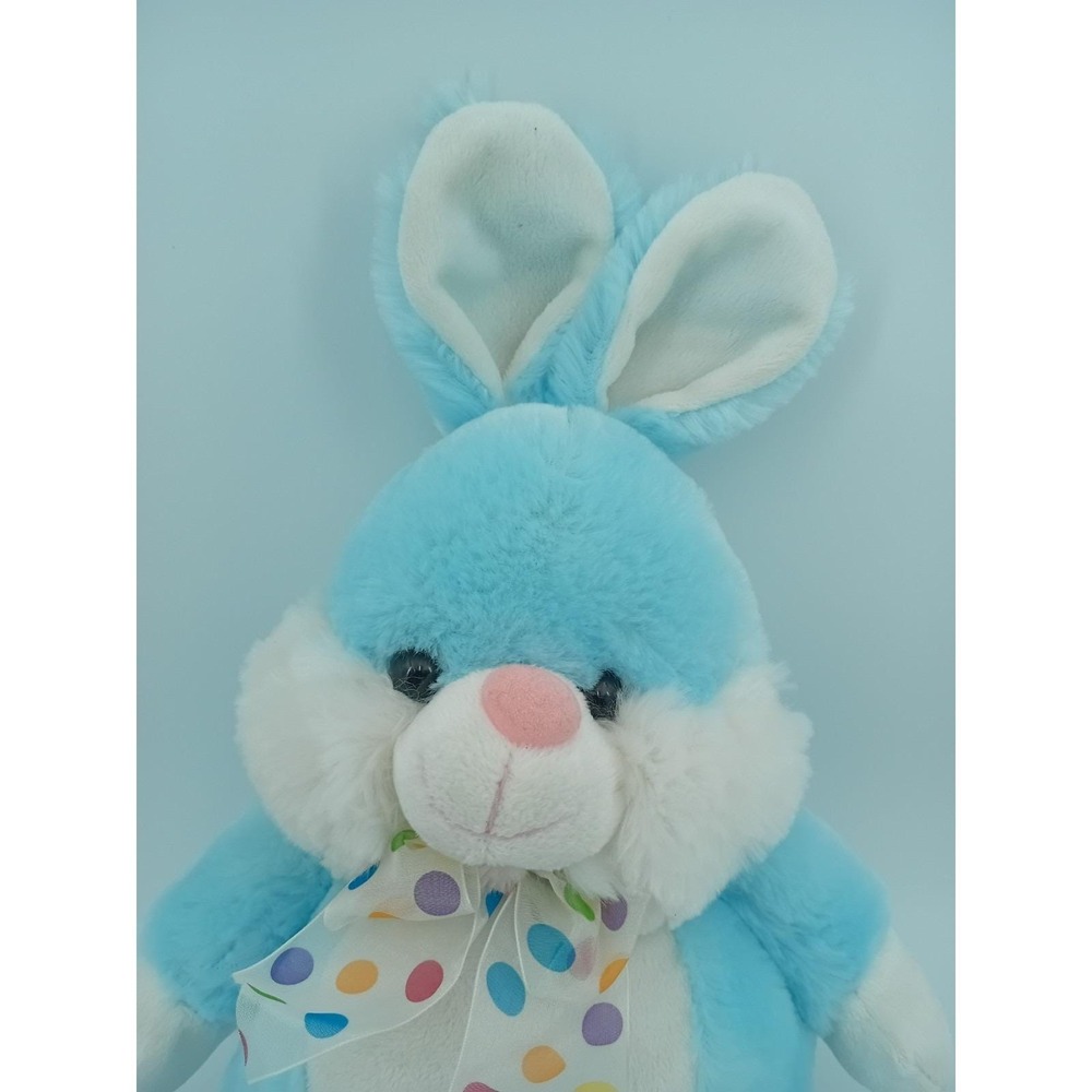 Kellytoy Blue Bunny Plush Stuffed Animal‎ Soft Rabbit Toy Cute